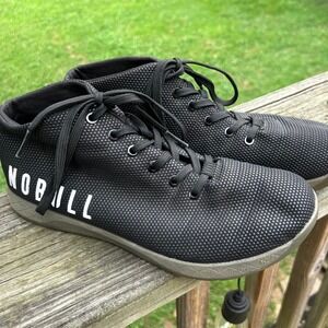 NOBULL Mid Trainer Sneakers‎ 10.5 Black Training Gym Crossfit Gorpcore